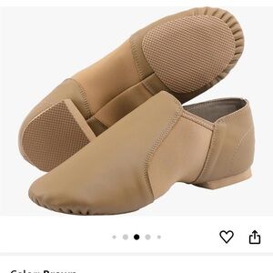 Women’s and men’s dance shoes.